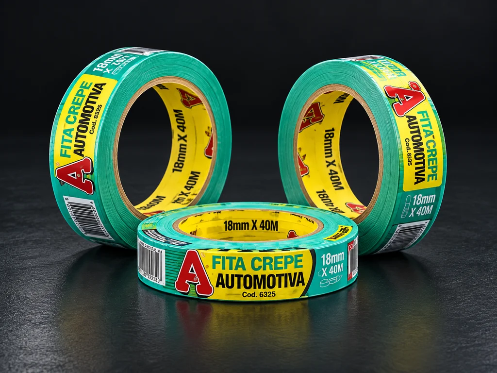 Fita crepe automotiva